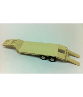 HO 1/87  Low Bed Semi-Trailer - High Quality Resin Models Built by Fankit Models
